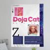 Newly Pop Rapper DDoja CCat Single Colorful Tapestry Wall Hanging Bohemian Wall Tapestries Mandala Wall Hanging Sheets