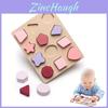 Silicone Geometric Puzzle Blocks For Kids With Durable Material And Educational Fun For Home Learning