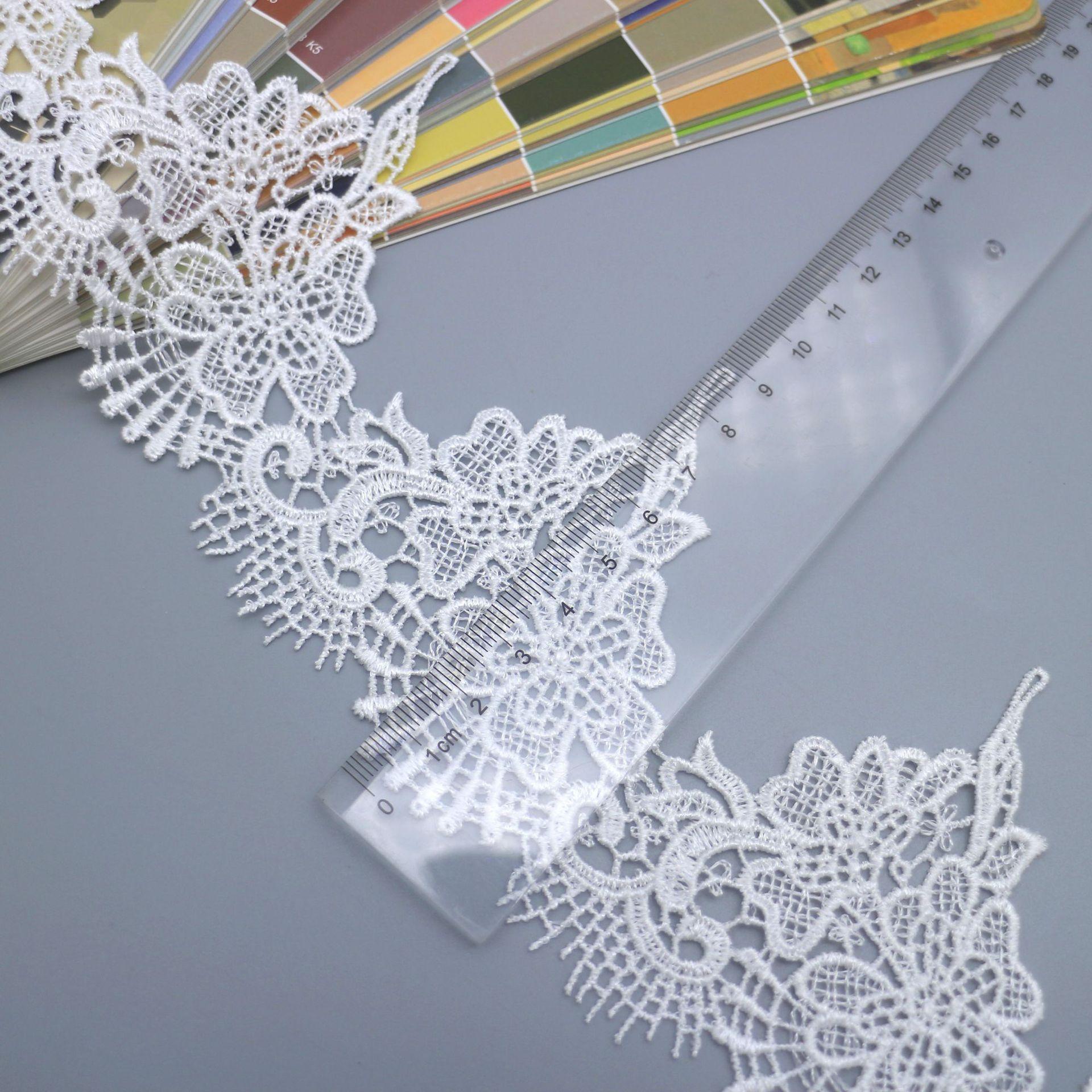 Новая Полиэстер Тонкая Нить Кружево Штрих-код Кружевные Аксессуары для Одежды Кружевные Аксессуары Ручная Работа DIY Аксессуары Кружево 1821