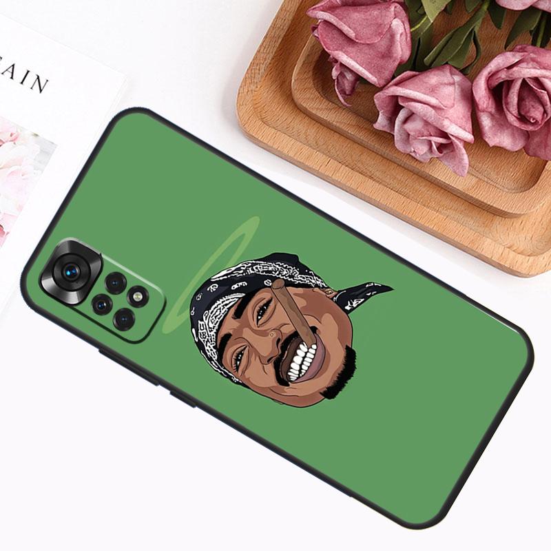 Rapper 2pac Singer Tupac Case For Xiaomi Redmi Note 14 12 11 9 10 13 Pro 9S 10S 11S 12S Redmi 13C 14C 10C 12C Cover