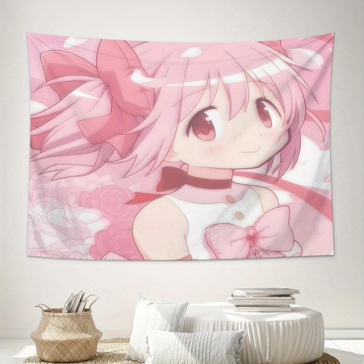 

NatureInspired Madoka Magi Design Tapestry Outdoor Decor Tranquil Home Accent Serene Room Accent Natureinspired Design 74x94cm(29x37in)