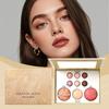 Gilded Multi-Use Color Palette: Eyeshadow, Contour, Blush, Highlighter, Under-eye Brightener