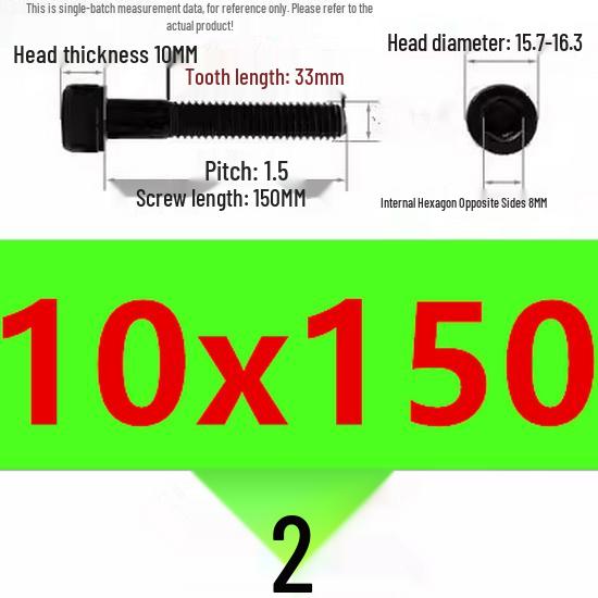 High-Strength Grade 12.9 Internal Hex Head Screws M1.4-M20