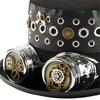 Steampunk Goggles Style Top Hat With Grommet Gear Gothic Themed Cosplay Costume Accessories