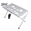 Cat Bathing Restraint Net Pet Grooming Table with Foldable Stand Adjustable Strap Hammock 8-Hole Dog Nail Clipping Assistant Washing Station