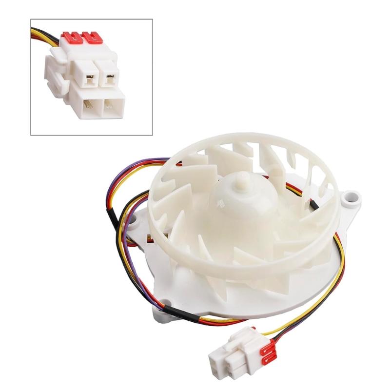 Easy to Install Refrigerator Fan Motor Replacement Part Plastic Texture Suitable for Various Fridge Models Repairing