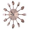 Kitchen Wall Clock Multipurpose Cutlery Kitchen Utensil Clock for Kitchen Restaurant Home Decor