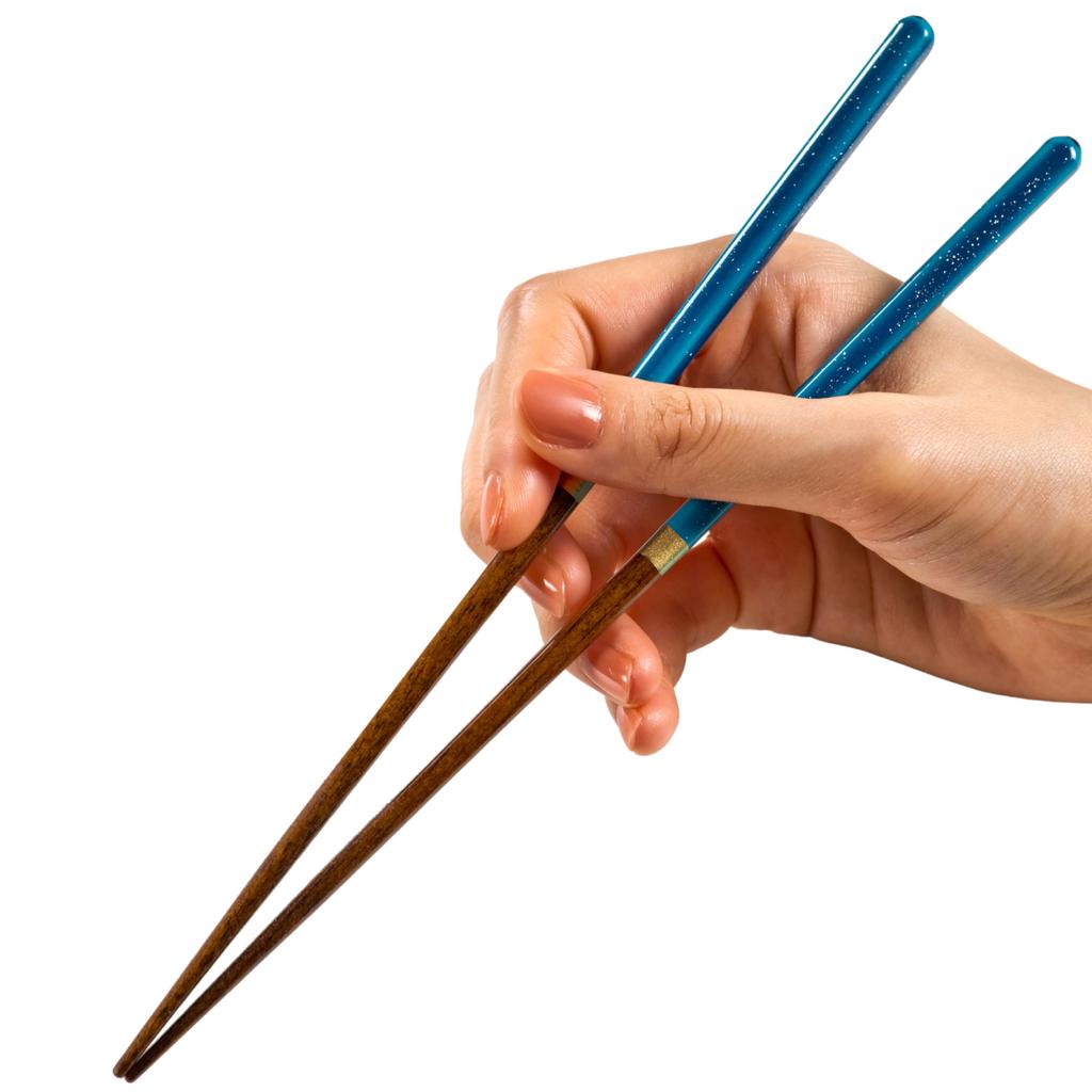 FlaColle Your Birth Month Chopsticks Moon Slim 23cm Made in Dishwasher Stylish Birthday Gift [Choose (September Sapphire)] Chopsticks, Japan,