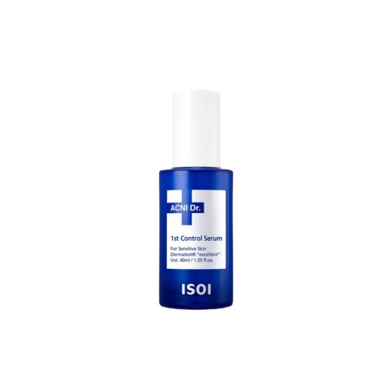 isoi ACNI Dr. 1st Control Serum 40ml (Houttuynia Cordata Skin Calming Essence, Sensitive Sebum Recovery Ampoule) 1pc 40ml