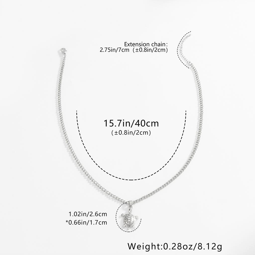 Turtle/Turtle Pendant Decoration Women's Fashion Ocean Vacation Style Pendant Necklace Suitable for Jewelry Gifts Daily Vacation