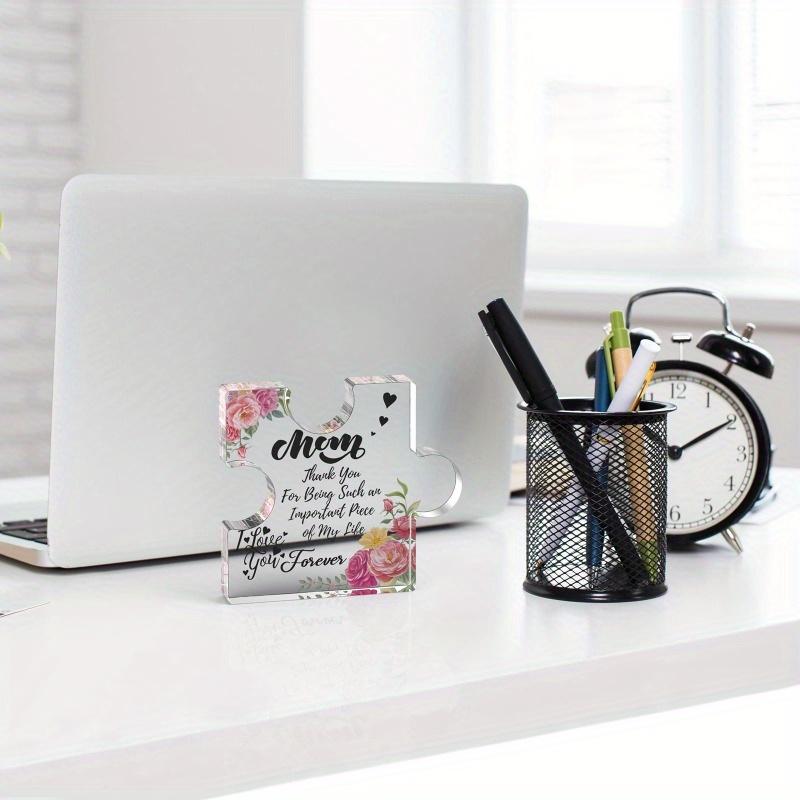 Beautiful Acrylic Flower Table Centerpiece, Perfect Birthday, Retirement or Thanksgiving Gift for Mom From Daughter