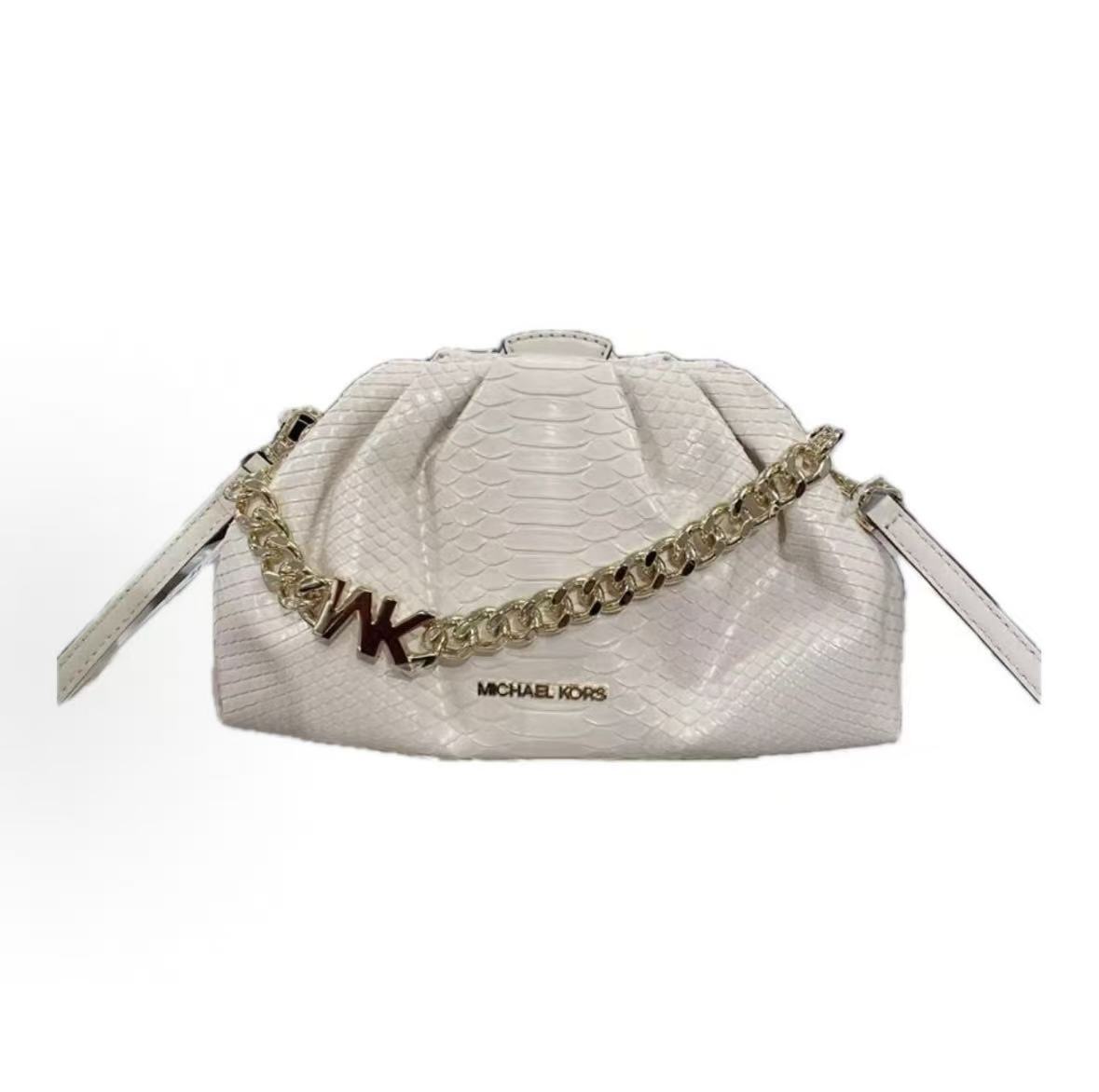 

Michael Kors Gold Metal Logo PVC Tote Bag Women Handbags White 35R4G7NC1G-160 Basic Set (Bag+Dust Bag)