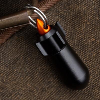 Aluminiumlegierung EDC Versiegelte Aufbewahrungskapsel Hülle Mini Metall Wasserdichte Flaschenaufbewahrung Tragbare Medizinbox Outdoor Camping Werkzeug