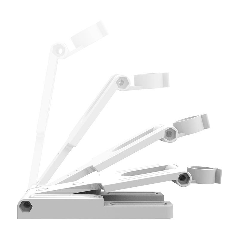 Mini Retractable Folding Rotating Nail Lamp Stand with Fixing Clip for Phototherapy and Nail Extension