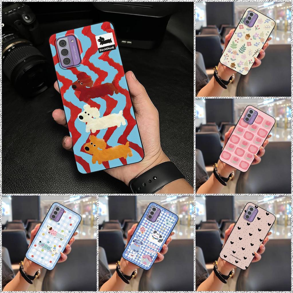Cute Protective Phone Case For Nokia G42 5G TPU Anti-knock Cartoon Shockproof Animals Fashion Design Anti-dust Durable