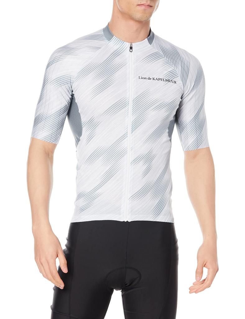 Lion de Kapelmuur Gazelle 3 Cycling Short Size S Jersey, Unisex, Sleeve, White,
