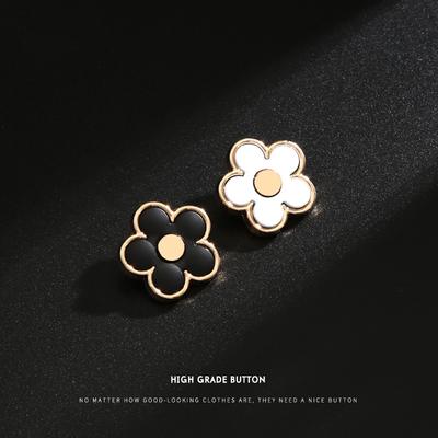 10Pcs Delicate Flower Button Women'S Clothes Top Shirt Sweater Cardigan Beautiful Buttons Versatile Children'S Sweater Small Buttons