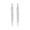 High-End Voll-Diamant Lange Quastenohrringe für Damen – Elegantes Modeaccessoire