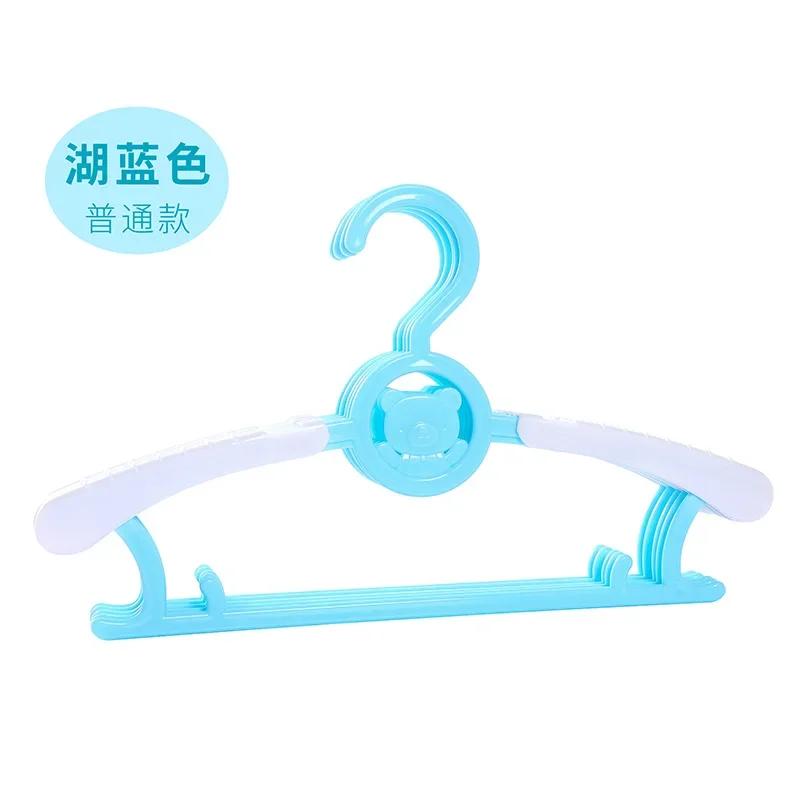 5pcs Baby Clothes Hanger Flexible Racks Plastic Clothing Display Kids Hangers Unmarked Children Coats Hanger Organizer