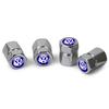 4PCS Car Styling 3D Aluminum Metal Car Wheel Tire Air Valve Caps Cover Valve Cap For VW Rline Passat M161 Tiguan GTI Golf GTD Bora B6