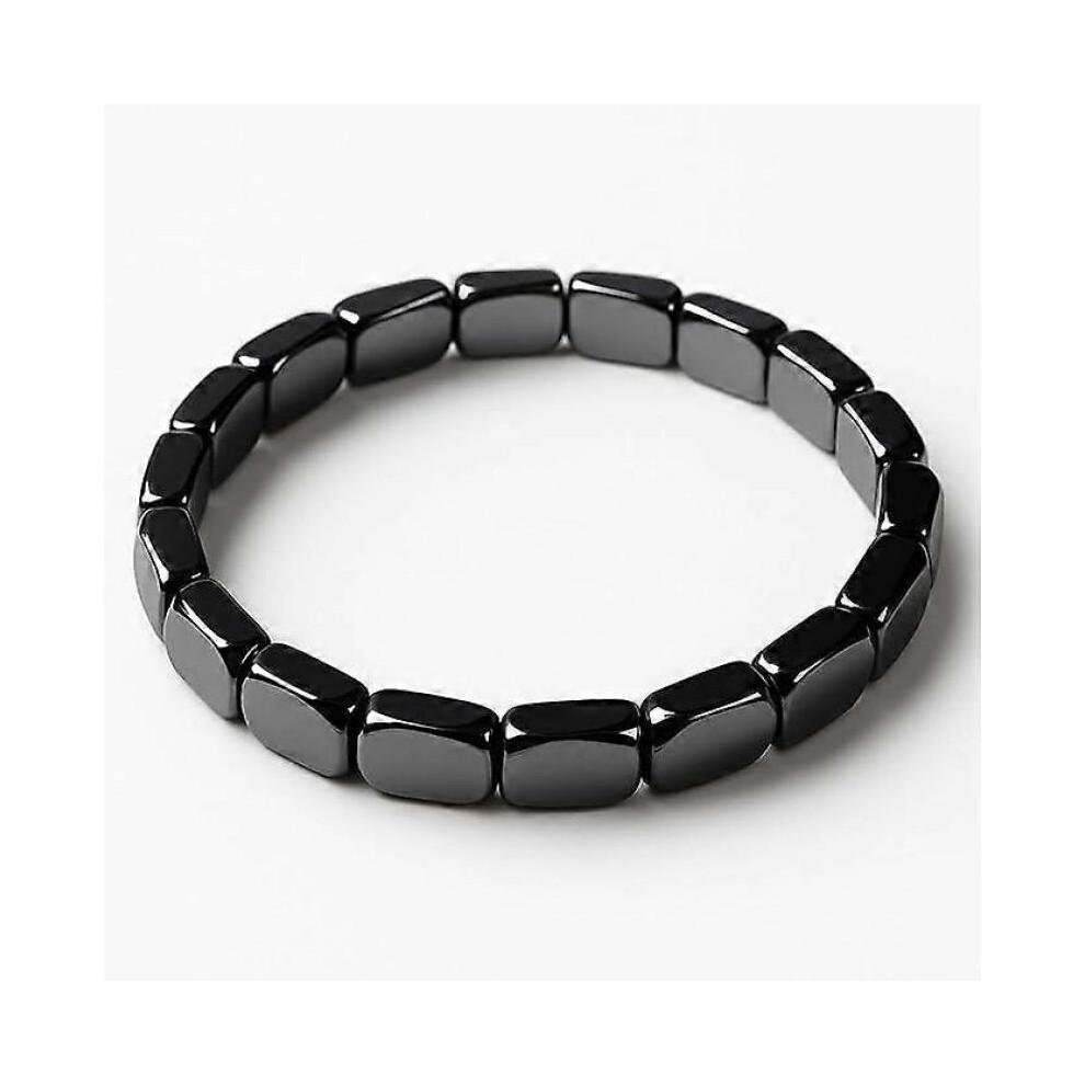 Hemys Hämatit Armband Herren,Hämatit Armbänder für Herren