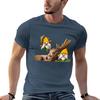 Gnomes  Moose Tshirt Lightweight Cooling Short Sleeve Tee