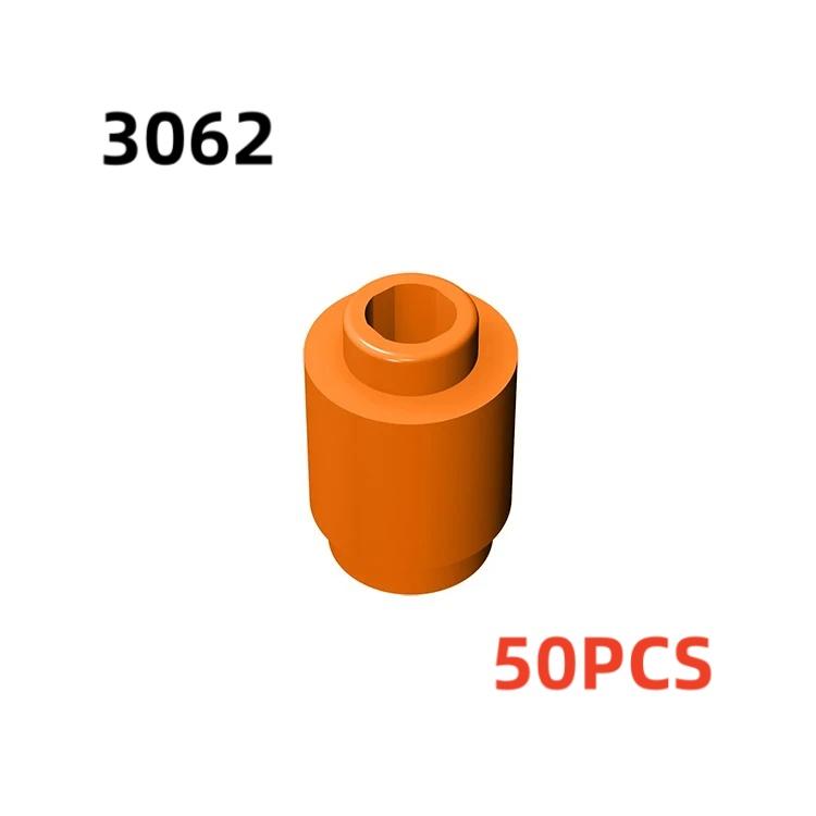 50 SZTUK 3062b 30068 35390 3062 Akcesoria 1x1 Cylindryczna Cegła DIY Budynki Bloki Zabawki Edukacyjne Zabawka Miejska