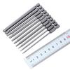 Hollow Torx Screwdriver Bits Set, 10-Piece, 100mm, S2 Alloy Steel, Sandblasted Finish