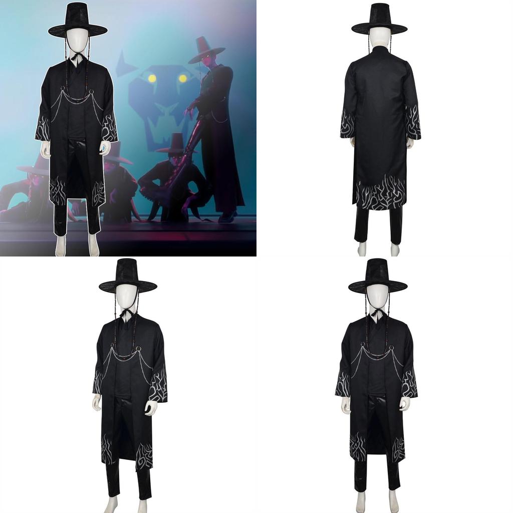 Kpop Demon Hunters Cosplay Costume With Polyester And Pu Fabric For Game Anime Role Play