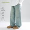 Mucmukn West Coast Sunset Vintage Washed Denim Jeans