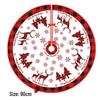 Creative Cartoon Print Christmas Tree Skirt - Festive Home & Party Decoration