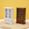 1:12 Dollhouse Miniature Bookcase Showcase Storage Cabinet Locker Home Decor Toy