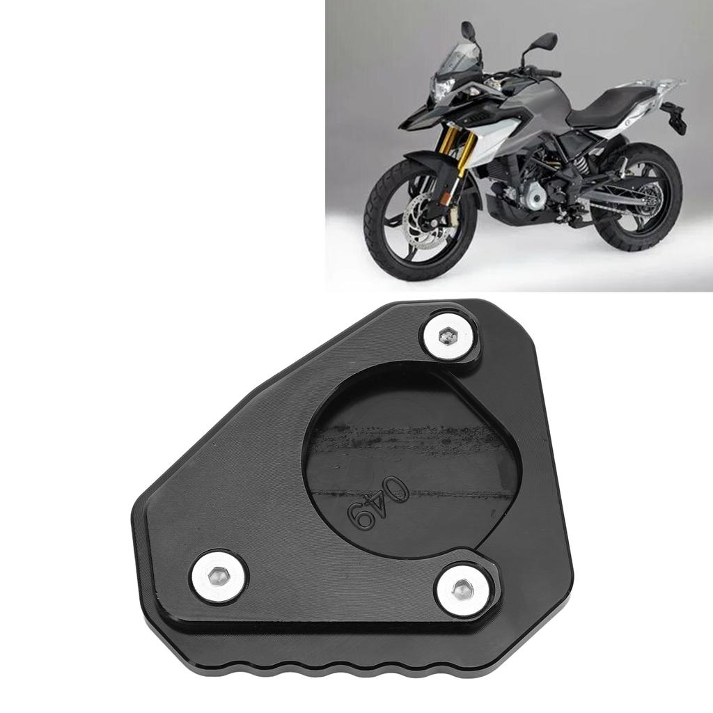 Motorcycle Kickstand Extender Pad Support Plate Aluminium Alloy Replacement for G310GS 2017‑2018
