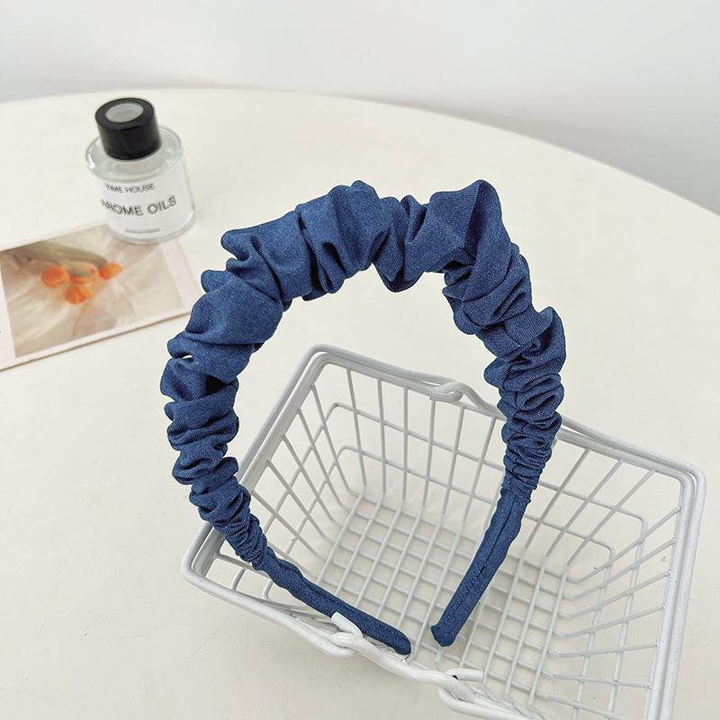 Fashion Women's Denim Headband with Sponge Padding for Lady Girls Hair Hoop Accessories