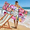 Kirby Cute Art Print Beach Towel, Large Soft Quick Dry Towel for Beach Camping Swimming