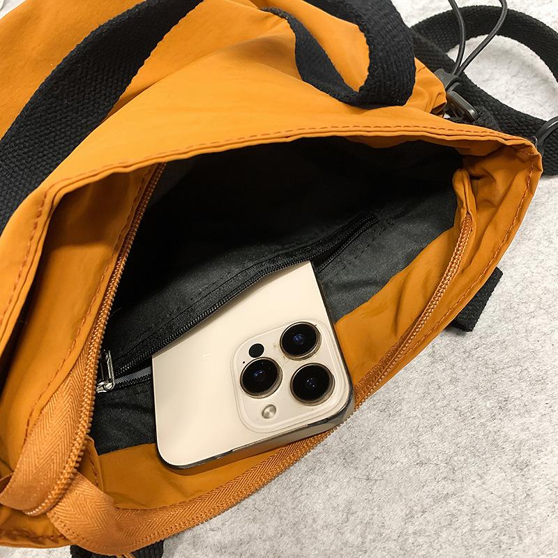 School bag Korean version ins Simple large-capacity messenger bag Versatile commuting to work and class Shoulder bag Outdoor sports small satchel