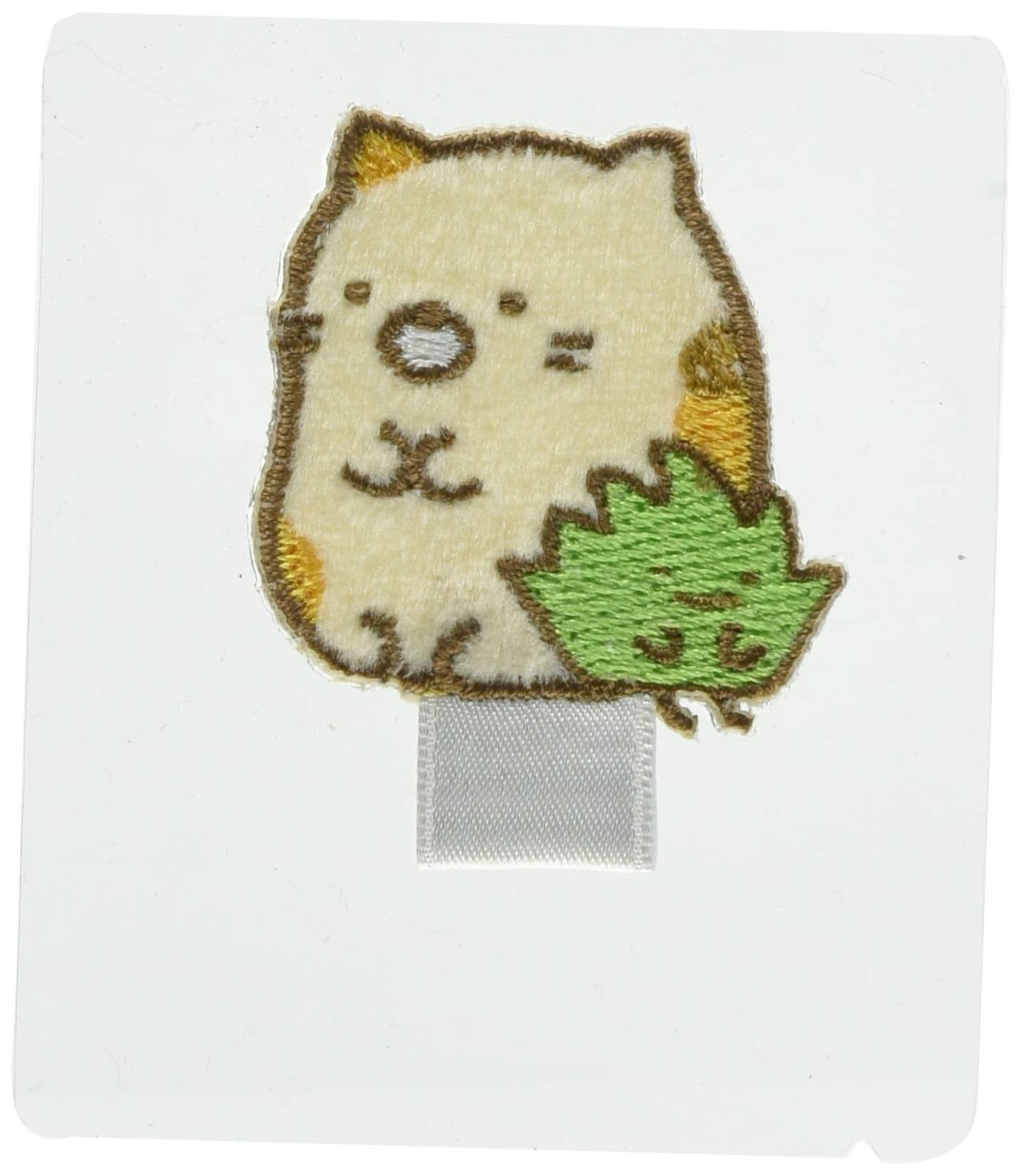 Irohaism Sumikkogurashi Name Badge Cat Wide x Patch, Design, 3.4cm 4.2cm High, SU320-SU11