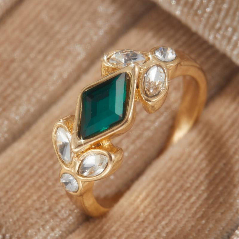 European and American Fashion Sparkling Zircon Inlaid Ring, Women s Personalized Trendy Holiday Zircon Accessories 10