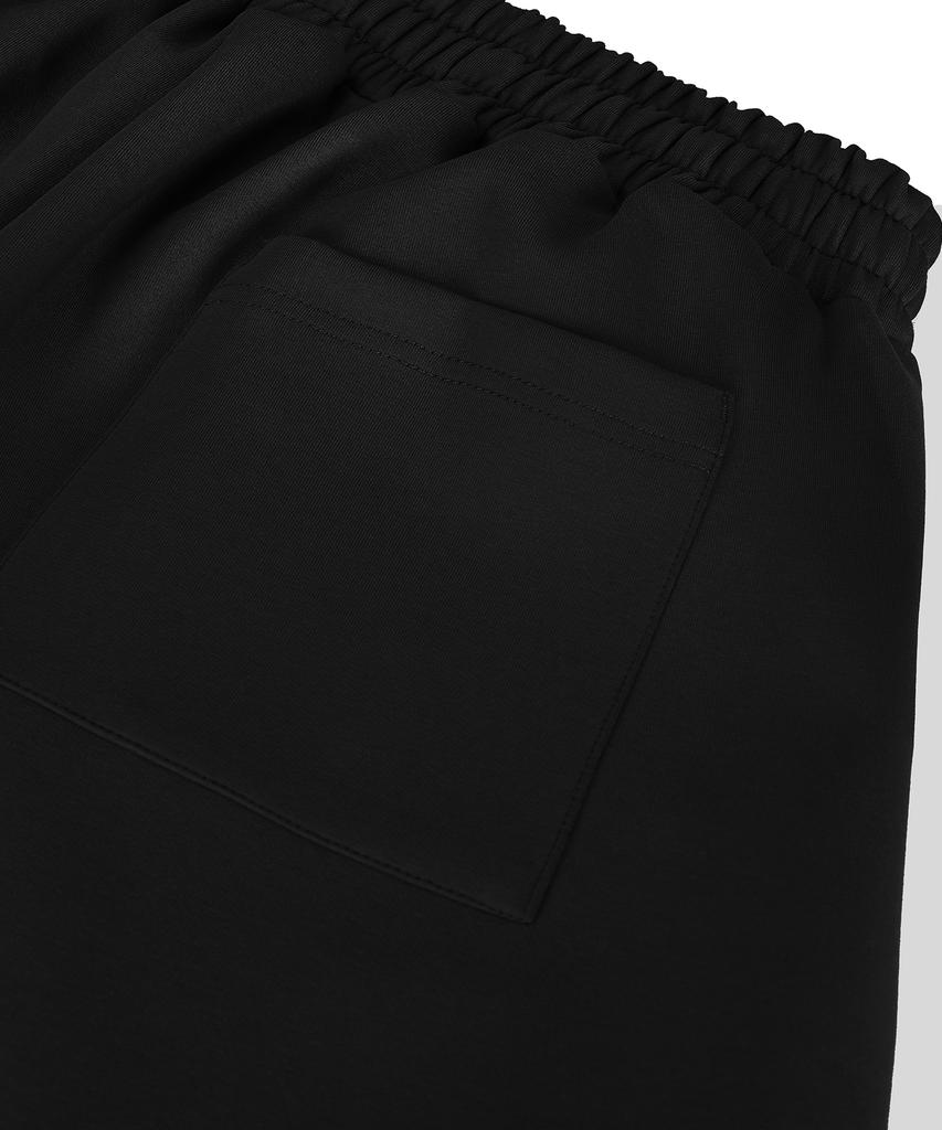 DRIX Track Line Graphic Wide Sweatpants_Black