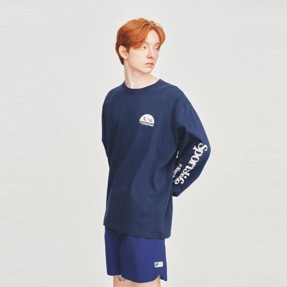 Fila Long Sleeve T shirT sporTslife navy/95