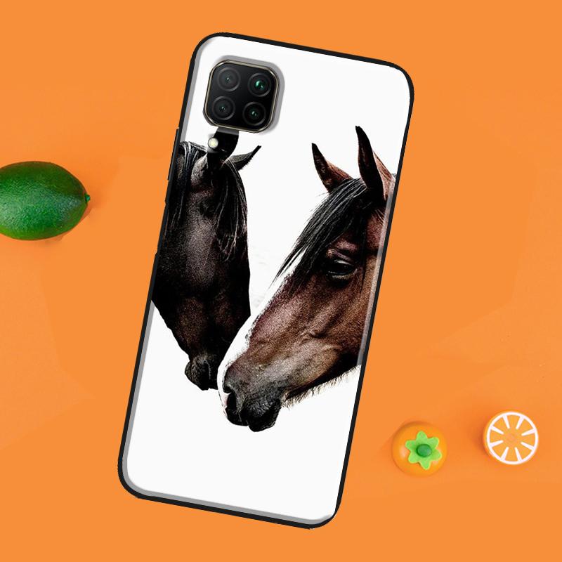 Pouzdro na telefon s motivem koně pro Huawei P40 Lite P20 P30 Pro Nova 5T P Smart Z 2019 2021 Honor 50 10i 8X 9X