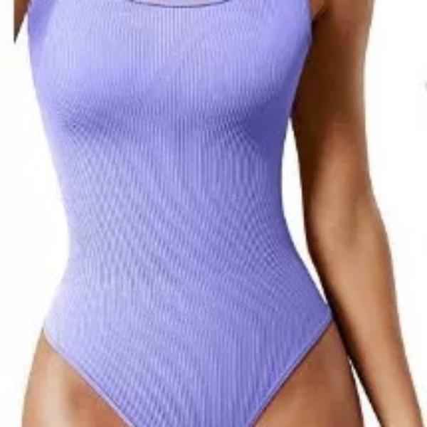 Body fără mâneci cu decolteu în U de vară pentru femei