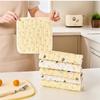 3Pcs Antibacterial Wood Fiber Dish Cloths Thickened Scouring Pads Non-Stick Oil Strong Stain Removal Kitchen Cleaning Cloths