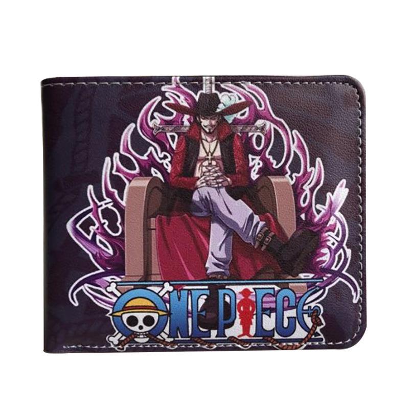 One Piece Luffy & Zoro Unisex PU skórzany krótki portfel i portmonetka