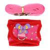 Small Pet Animal Leash Harness Set Chest Strap Traction Vest for Rabbit Hamster Guinea PigRed M