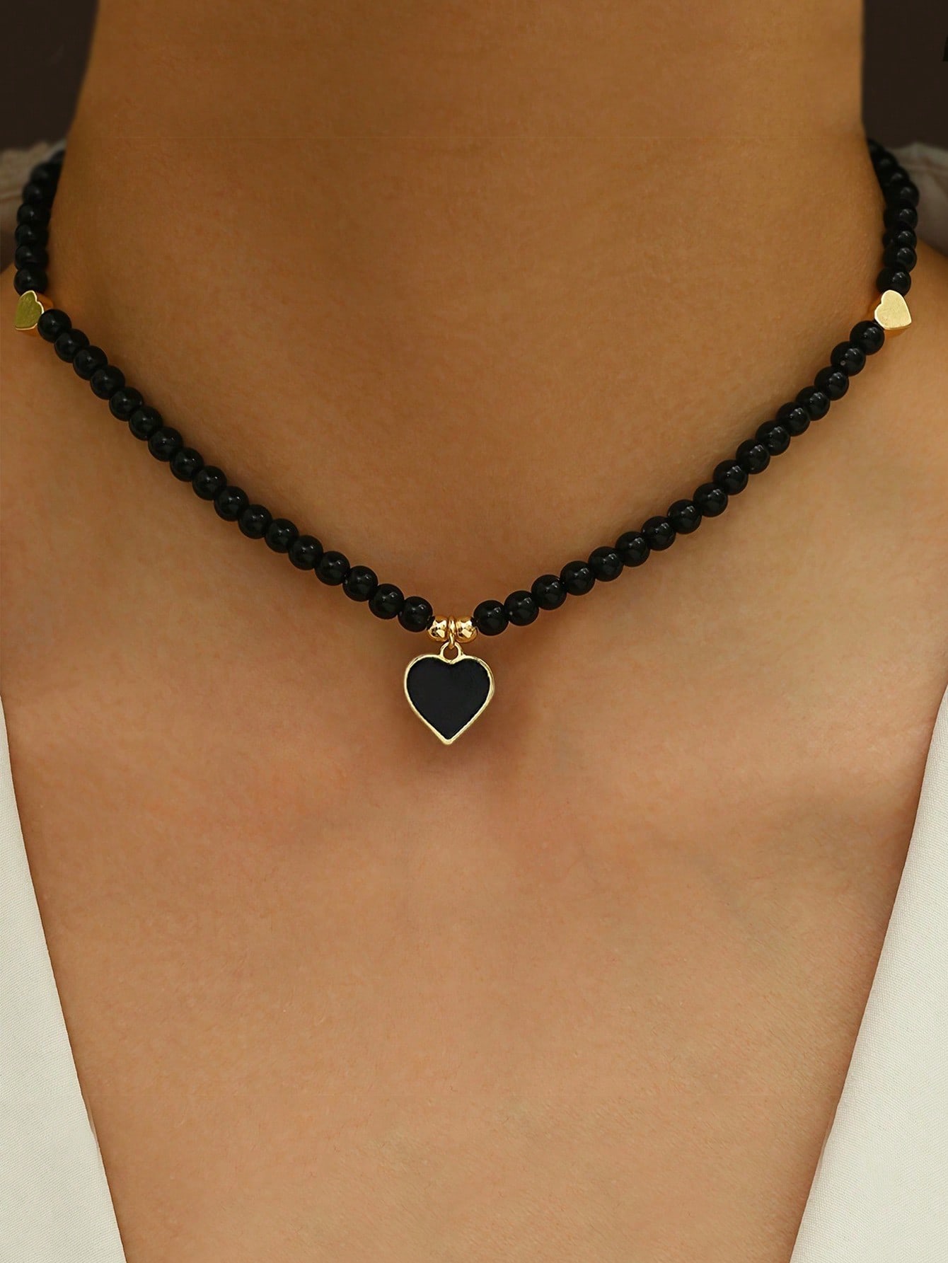 

Модное ожерелье для женских украшений чёрный