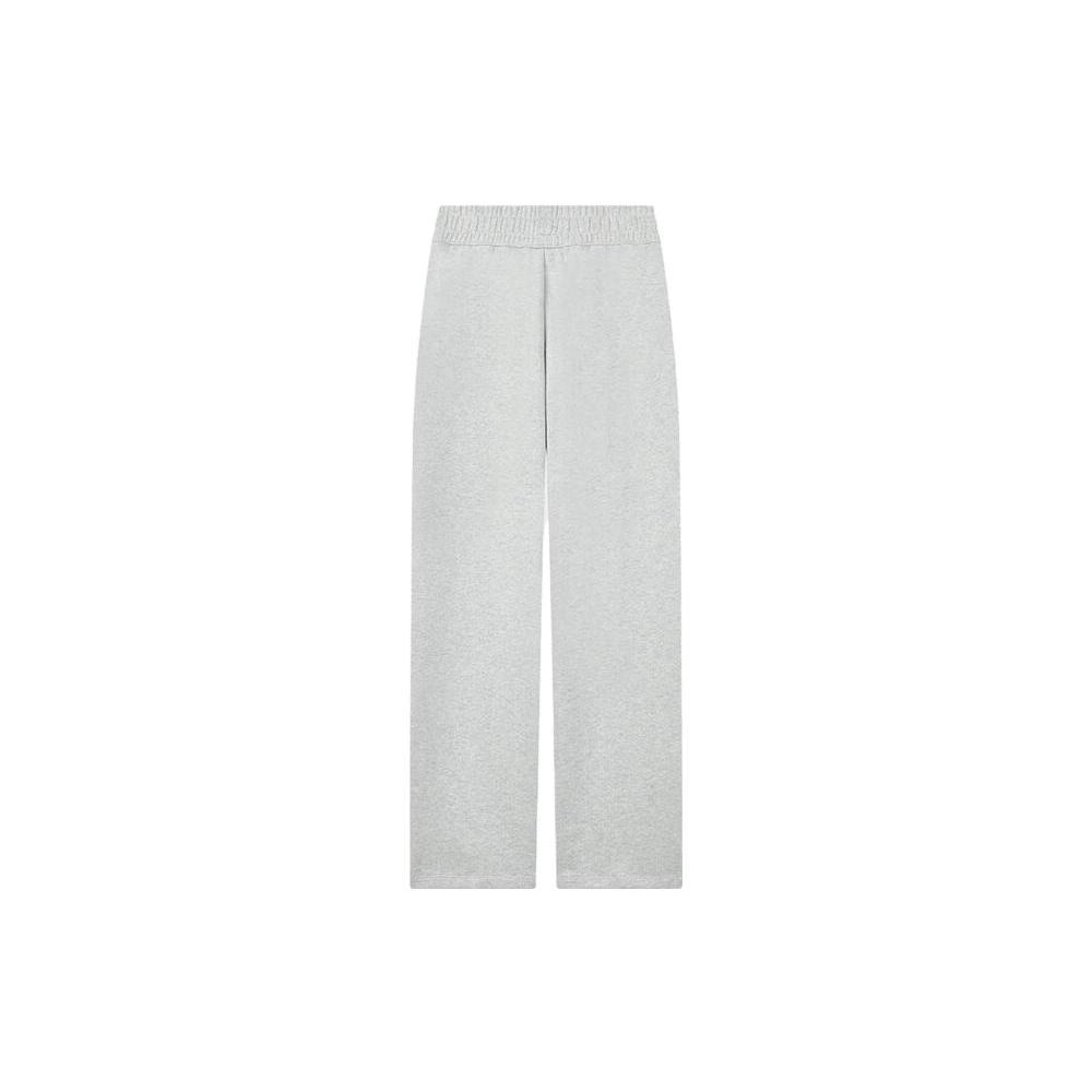 New FILA Knitted Sweatpants Women's Ivory Heather Gray F11W339609FMG