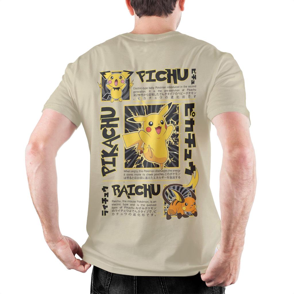 Camiseta Charizard Pokemonizado Masculina Feminina 100% Algodão Roupa Lazer Manga Curta Gola Redonda Camisetas de Verão