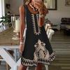 New Summer Casual Comfortable Round-neck Pullover Sleeveless Dress for Women