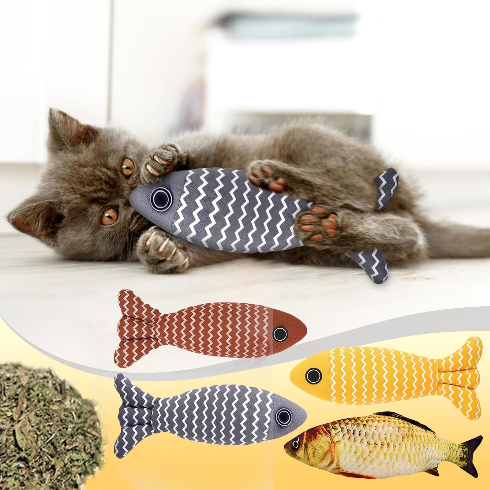 

Catnip Toy For Cat Bite-Resistant Calming Exerciser Kitten Catnip Fish Shape Toys For Small Medium Large Breeds Bedroom Study China Mainland